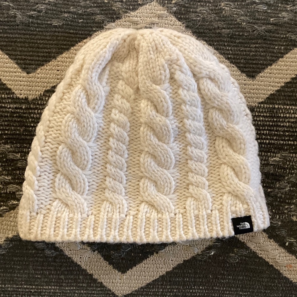 The North Face Cream Winter Hat